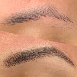 Tobi Britton Beauty - Microblading Before and After done by Tobi