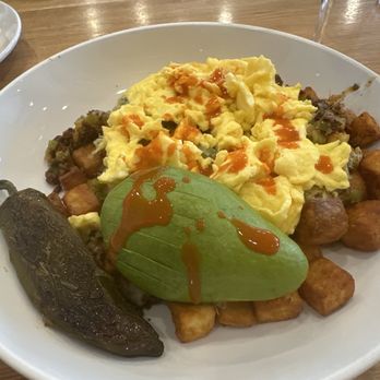Scrambled - Chorizo Bowl & Bellini - Breakfast & Brunch Near Me - Henderson, Nevada
