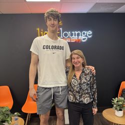 Light Lounge Boulder - It was a pleasure to meet Sebastian Rancik, starting forward for the University of Colorado basketball team.