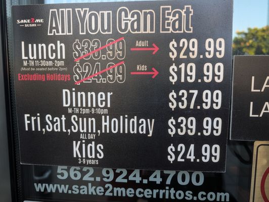 Menu photo 2 Sake 2 Me Sushi Cerritos, CA Menu photo 2 Sake 2 Me Sushi Cerritos, CA
