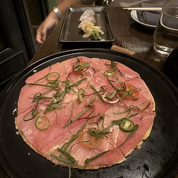 Yellowtail Japanese Restaurant & Lounge - Tuna pizza - Japanese Near Me - Las Vegas, Nevada