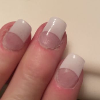 Couture Nails And Spa - Look at the edges next to the cuticle bed god aweful - Skin Care Near Me - Corinth, Texas