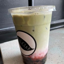 Strawberry Matcha Latte