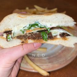 Floodz Grill - Korean BBQ Short Rib Sandwich