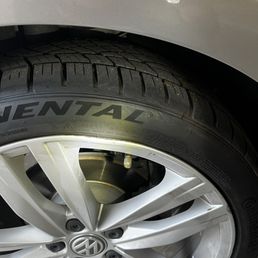 Another dent in my wheel which was also not mentioned to me by the techs. Another dent in my wheel which was also not mentioned to me by the techs.