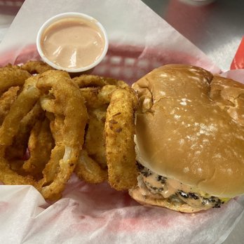 Hires Big H - Big H combo. Big H, onion rings with fry sauce, and a cherry limeade :) - Burgers Near Me - Midvale, Utah Hires Big H - Big H combo. Big H, onion rings with fry sauce, and a cherry limeade :) - Burgers Near Me - Midvale, Utah