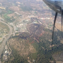 Weed Police Department - Boles Fire, after it was out