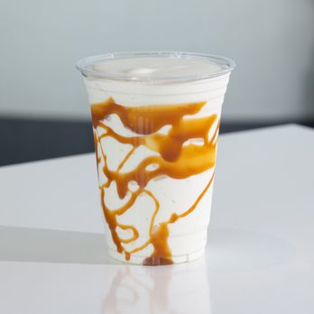 P. Terry's Burger Stand - Blended with rich caramel and our signature shake base, the P. Terry's Caramel Shake is a smooth, sweet treat in every sip. - Burgers Near Me - Austin, Texas P. Terry's Burger Stand - Blended with rich caramel and our signature shake base, the P. Terry's Caramel Shake is a smooth, sweet treat in every sip. - Burgers Near Me - Austin, Texas