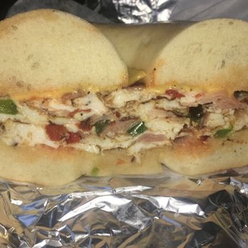 West Hills Deli - Western omelette with egg whites on a plain bagel, so delicious. - Delis Near Me - Hillsdale, New Jersey West Hills Deli - Western omelette with egg whites on a plain bagel, so delicious. - Delis Near Me - Hillsdale, New Jersey