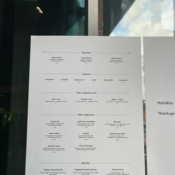 Maru Coffee - Coffee & Tea Near Me - Brooklyn, New York