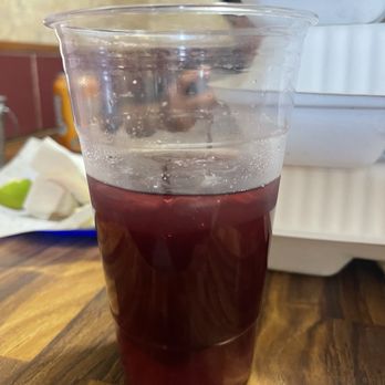 The Taco Shrimp - Refreshing agua Fresca- Jamaica with guayaba... delicious - Beer, Wine & Spirits Near Me - Hemet, California The Taco Shrimp - Refreshing agua Fresca- Jamaica with guayaba... delicious - Beer, Wine & Spirits Near Me - Hemet, California