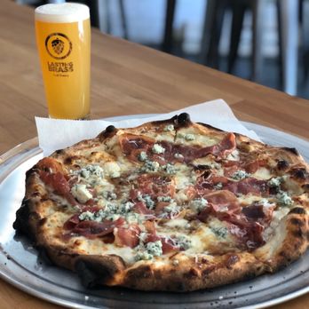 Lasting Brass - a pizza and a glass of beer - Breweries Near Me - Oakville, Connecticut
