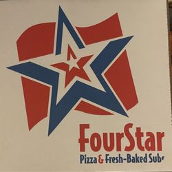 Four Star Pizza - Box top