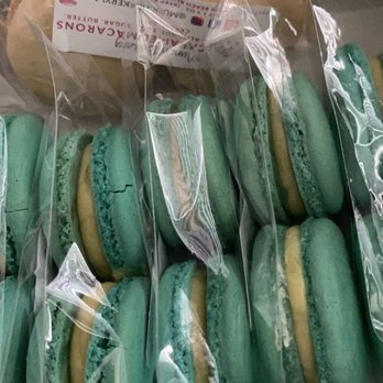 Munch Bakery - Vanilla macarons and salted caramel  always the best to munch on during work and study time - Desserts Near Me - Torrance, California