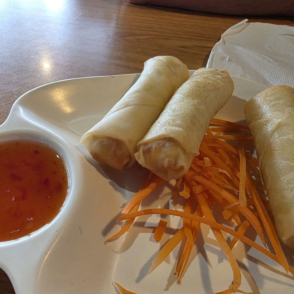 Boon Choo Thai Express - Spring roll with chicken and cheese - Thai Near Me - Flat Rock, North Carolina Boon Choo Thai Express - Spring roll with chicken and cheese - Thai Near Me - Flat Rock, North Carolina