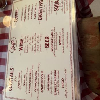 Sugo - Menu - Italian Near Me - Toronto, Ontario Sugo - Menu - Italian Near Me - Toronto, Ontario