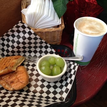 Fallbrook Coffee Co - Yummy grilled Swiss and a mocha. - New American Near Me - Fallbrook, California