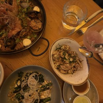 Vaca - Cauliflower, broccolini, seafood paella - Tapas/Small Plates Near Me - Costa Mesa, California
