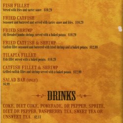 Old Ranch Steakhouse - Menu