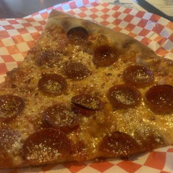 Pedroso's Pizza - NYS slice with pepperoni - Pizza Near Me - Austin, Texas Pedroso's Pizza - NYS slice with pepperoni - Pizza Near Me - Austin, Texas