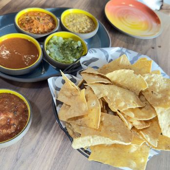 Puesto Concord - Chips and all kind of salsa from medium to hot. - Mexican Near Me - Concord, California