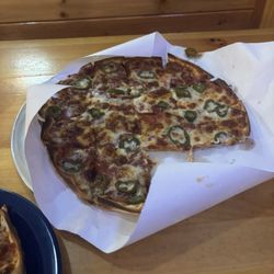 Do North Pizzeria - Pepperoni and Jalapeño - naturally.