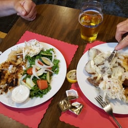 Bayside Lounge - How's is that for two plates of broiled haddock!