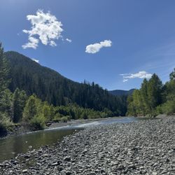Olympic National Forest - Skokomish Lower South Fork Trail ends at Brown Creek