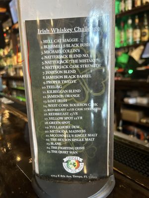 Menu photo 1 James Joyce Irish Pub & Eatery Tampa, FL