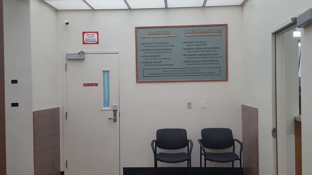 CONTRA COSTA COUNTY TREASURERTAX COLLECTOR 625 Court St, Martinez
