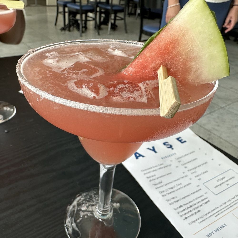 Ayse Meze Lounge - A close up of my margarita. - Mediterranean Near Me - Rockville, Maryland Ayse Meze Lounge - A close up of my margarita. - Mediterranean Near Me - Rockville, Maryland