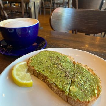 la Madeleine - Yes, that's a Avocado Toast. It needs help - Cafes Near Me - Chandler, Arizona