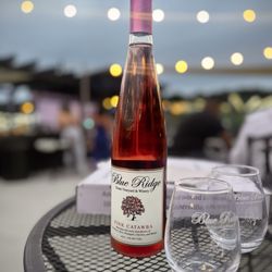 Blue Ridge Estate Vineyard & Winery - Pink Catawba! Cheers!
