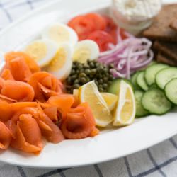 The Town Kitchen - Smoked Salmon Platter
