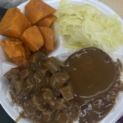 Donnie's Country Cookin - Salisbury Steak and Beef Tips