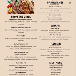 Zimi's Pizza and Grill - From The Grill, Sandwiches, Wraps, Paninis, Kids Menu currently offered.