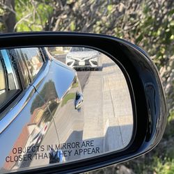 Mission Grove Car Wash - Interior and exterior mirrors, carpeting still dirty