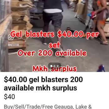 MKH Liquidation and Surplus - He's selling these at 2 for $40. Walmart is selling these for less than $100 - Discount Store Near Me - Cleveland, Ohio MKH Liquidation and Surplus - He's selling these at 2 for $40. Walmart is selling these for less than $100 - Discount Store Near Me - Cleveland, Ohio