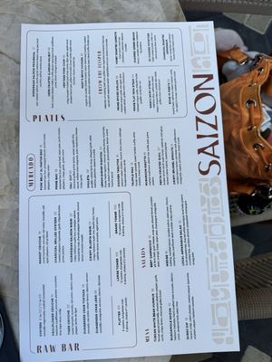 Menu photo 1 Saizon Fresno, CA
