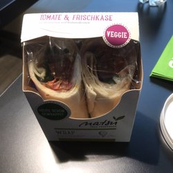 REWE TO GO - Veggie wrap at Rewe