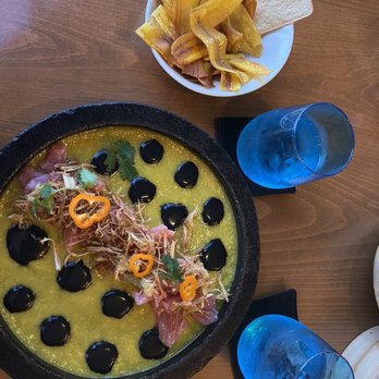 Bajau steak house & seafood grill - Balam Tiradito- smoked tuna with delicious sauce - Steakhouses Near Me - Centro, ROO Bajau steak house & seafood grill - Balam Tiradito- smoked tuna with delicious sauce - Steakhouses Near Me - Centro, ROO