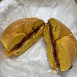 Cranford's Best Bagels and Deli - BEC on an egg bagel