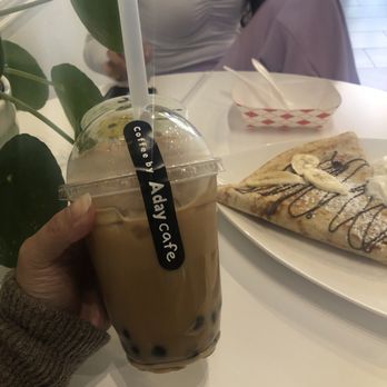 A Day Cafe - Caffe Latte with boba - Coffee & Tea Near Me - Richardson, Texas