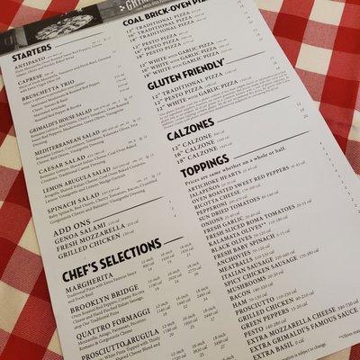Menu photo 4 Grimaldi's Pizzeria Tampa, FL Menu photo 4 Grimaldi's Pizzeria Tampa, FL