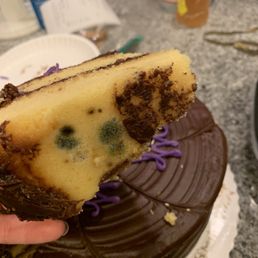 Mold on cake that I bought only hours before. Completely ruined a birthday celebration.