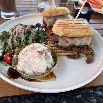 D' Coffee Bouteaque - Prime Rib Dip sandwich - Coffee & Tea Near Me - Palm Desert, California