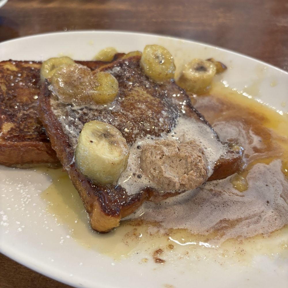 Jack's Restaurant & Bar - BANANAS FOSTER FRENCH TOAST - American Near Me - San Bruno, California