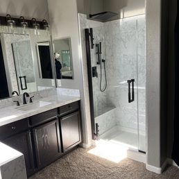Brand new shower!