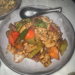 Cantonese stir fried saté chicken Cantonese stir fried saté chicken