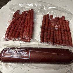 Old World Meat - Summer sausage, jalapeño stix, hot stix.